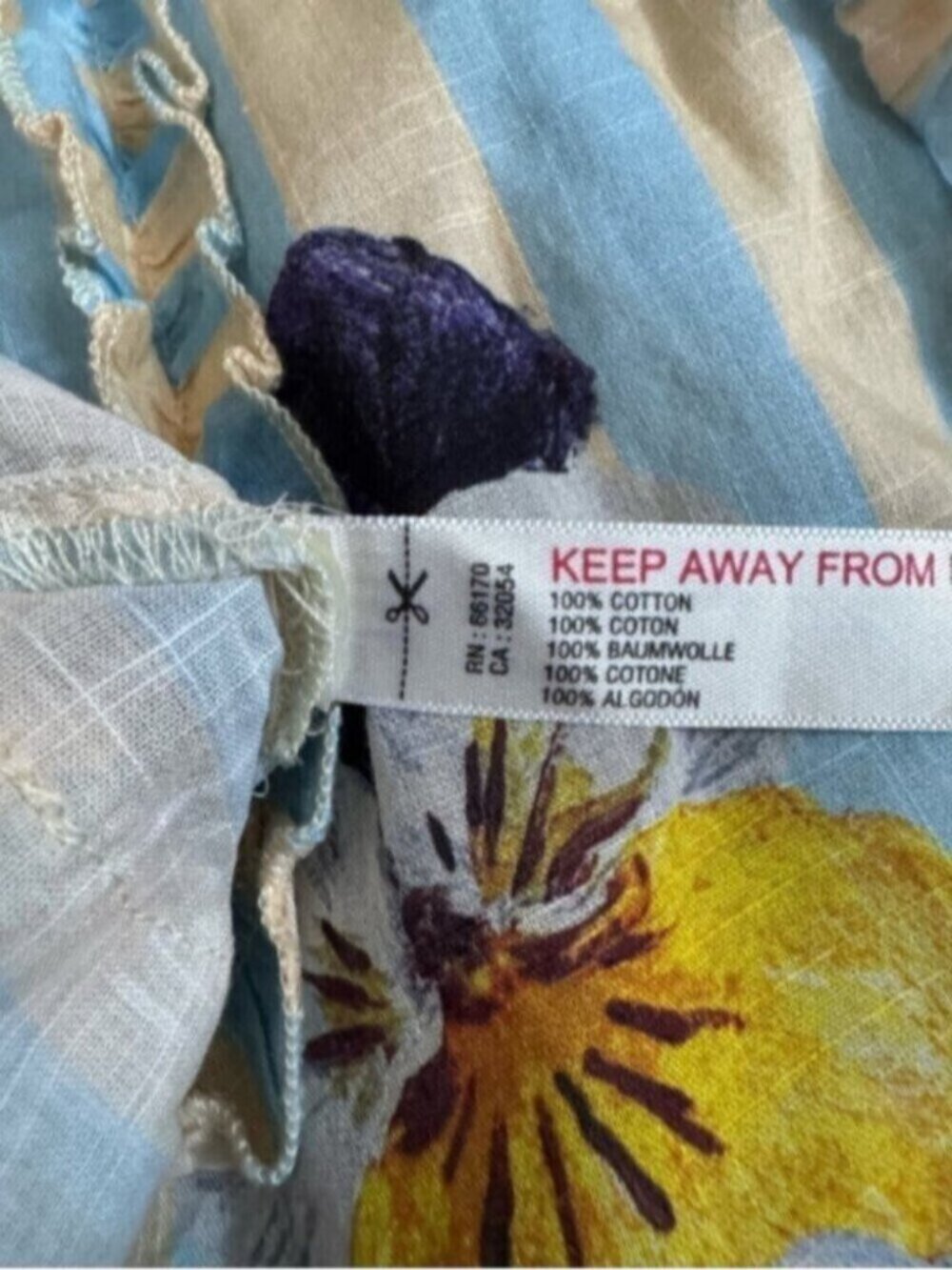 NWT Size L - Nay Bellamy x Anthropologie 100% Cotton Midi Nap Dress (US$ 128) - Picture 10 of 14